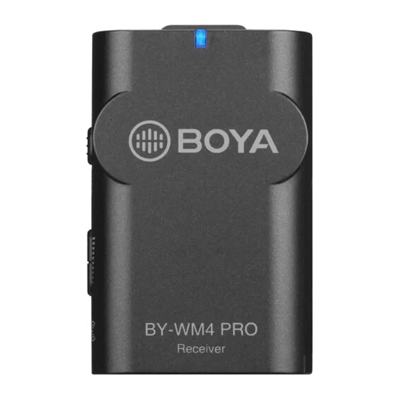 Receptor Digital Sem Fio By-wm4 pro rx Lapela 2.4GHz Preto