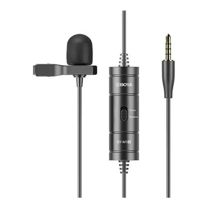 Microfone De Lapela Boya By-M1S Condensador Omnidirecional