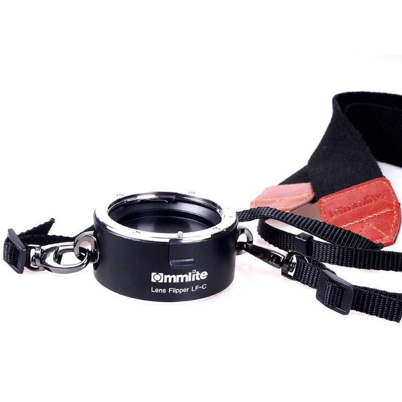 Suporte Adaptador Flipper Commlite Lente Canon Duplo (cm-lf-c)