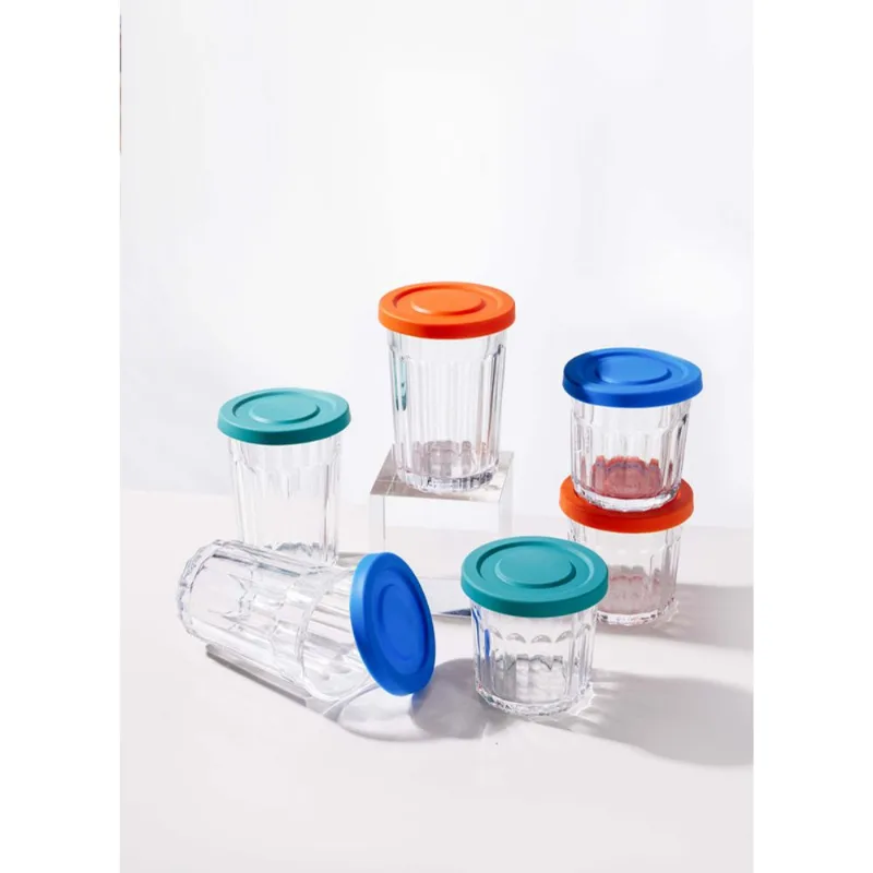 Conjunto de Potes com Tampa Member's Mark Ribbed 6 Peças