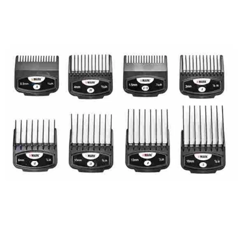 Kit 8 Pentes Guia De Disfarce Wmark Magnetico Preto