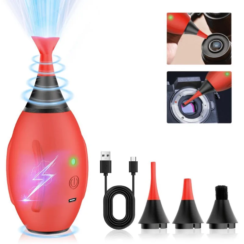 Soprador Ar Elétrico Lensgo Blow-a Limpeza Câmeras E Lentes