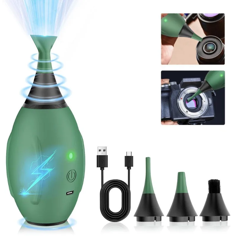 Soprador Ar Elétrico Lensgo Blow-a Limpeza Câmeras E Lentes