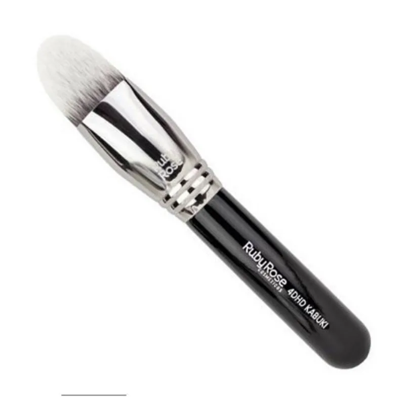 Pincel Foundtion Kabuki HB-4DHD - para Produtos Cremosos e Pó - Ruby Rose