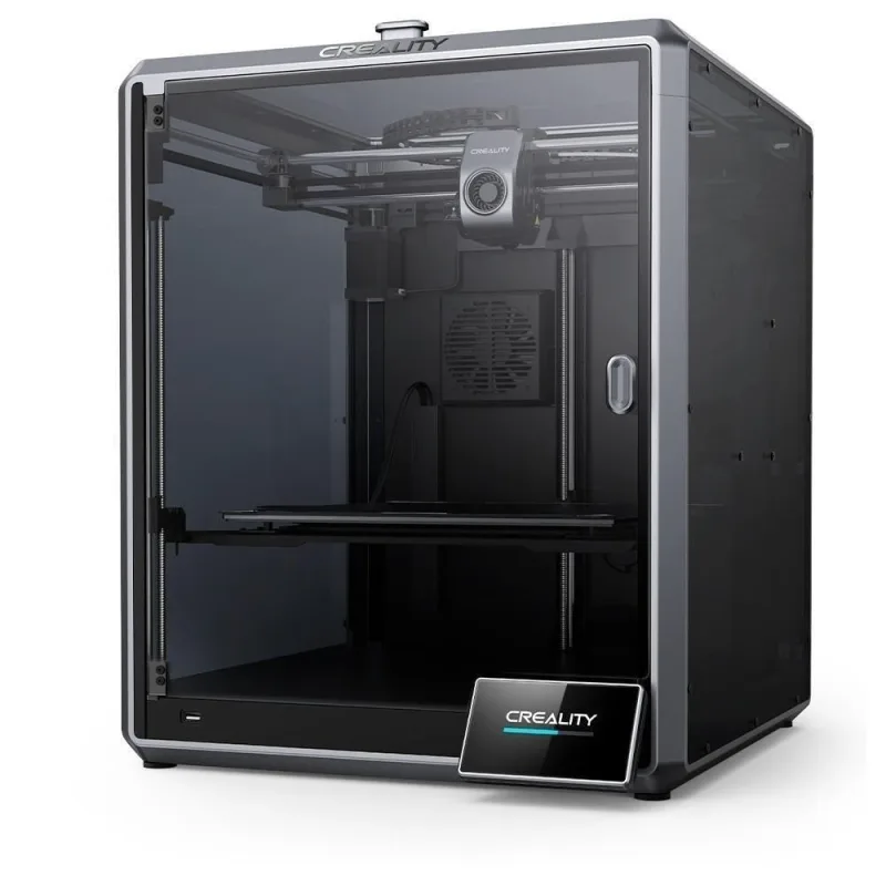 Impressora 3D K1 Max com Velocidade 600 mm-s e Nivelamento Automático Preto Creality - Creality - Agro