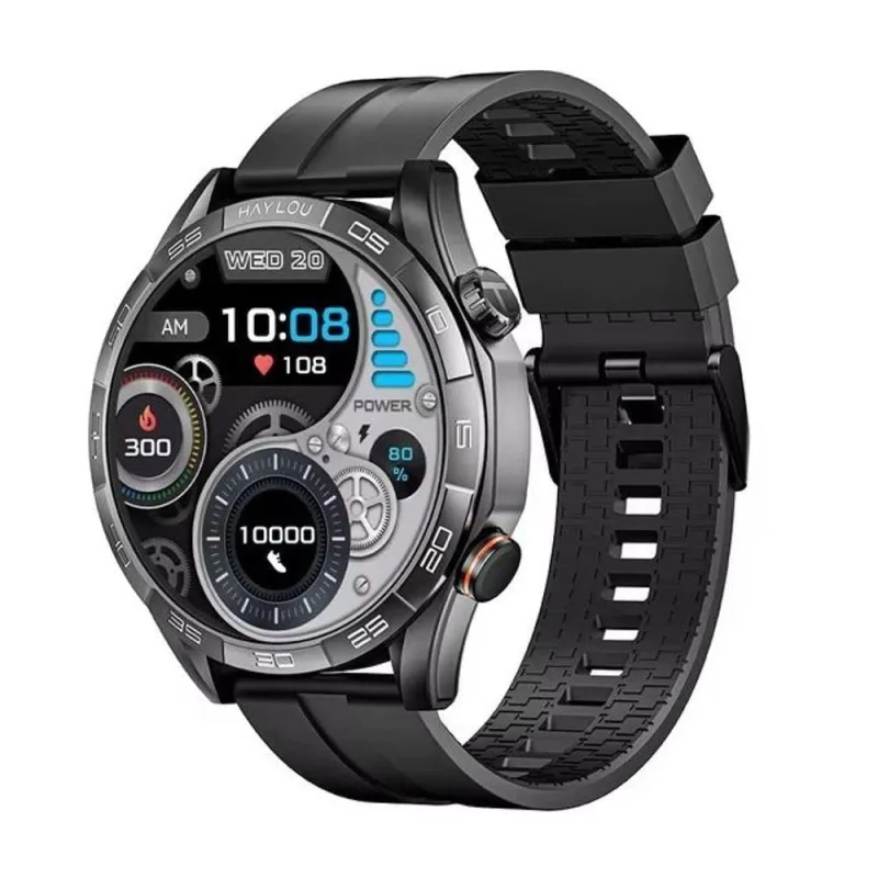 Smartwatch Haylou Solar 5 AMOLED 1.58 Frequência Cardíaca Spo2 360mAh Preto - HAYLOU - Celular E Smartphone