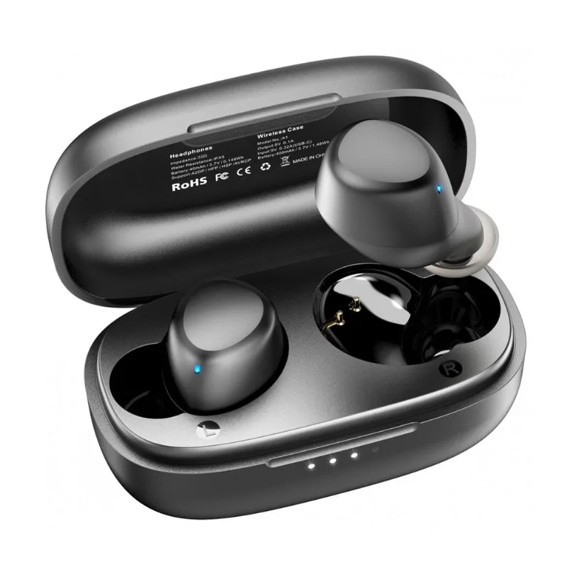 Fone de Ouvido Sem Fio Tozo A1 Bluetooth 5.3 Preto