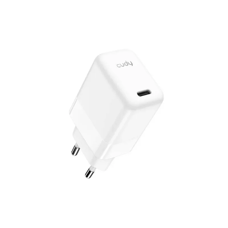 Carregador De Parede CUDY USB C Branco CH30 30W (MP)
