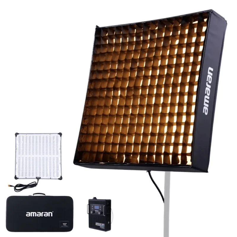 Iluminador LED Flexível Amaran F22x BiColor Light Mat 60x60cm com Plate V-Mount