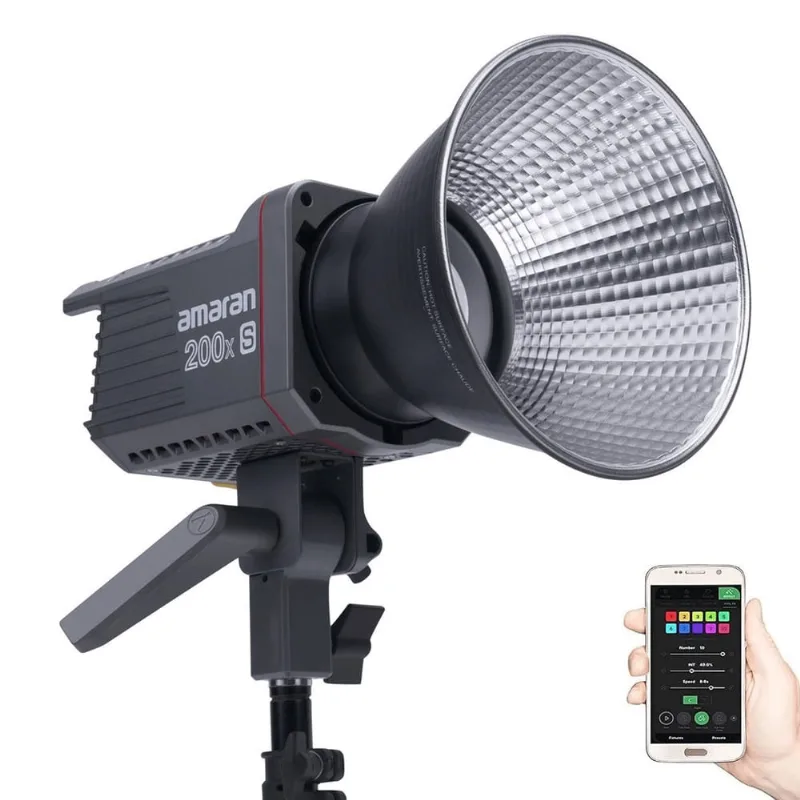 Iluminador LED Amaran 200x S Bicolor cob Luz Contínua 200w Monolight Bowens (Bivolt)