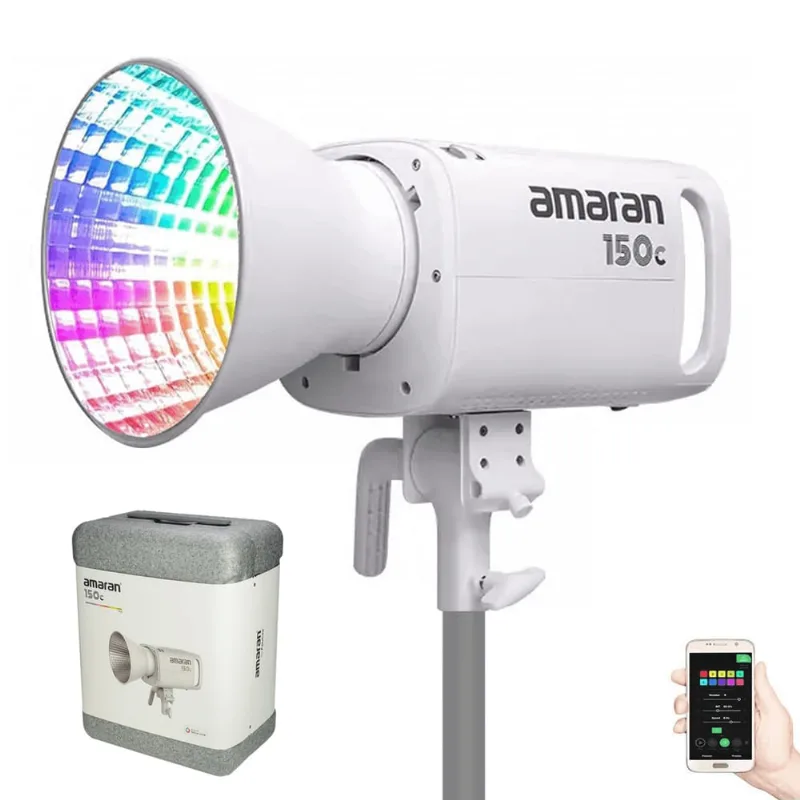 Iluminador LED Amaran 150c rgbww Branco Luz Contínua 150w Monolight Bowens (Bivolt)