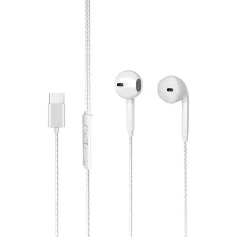 Fone de Ouvido Lecoo EH104 usb-c Branco