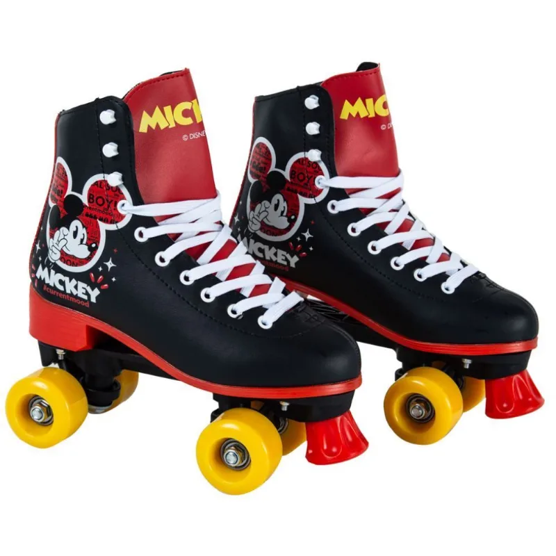 Patins 4 Rodas Clássico 35 A 36 Mickey Havan Toys - HBR0602