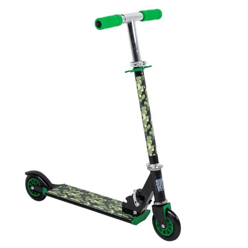 Patinete 2 Rodas Dobrável Radical Verde Havan Toys - HBR0439
