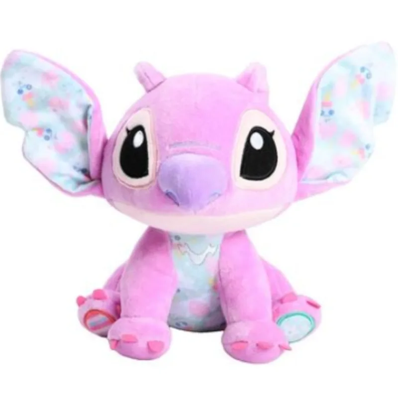 Pelúcia para Brincar e Decorar Disney Brink+ Angel Treme 20cm Rosa - Brink+ - Brinquedos