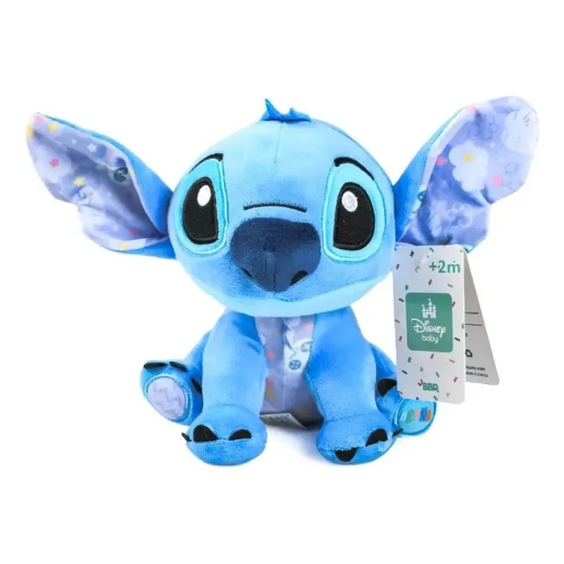 Boneco Pelúcia Stitch 20cm Treme Treme Rabinho Original Disney Azul