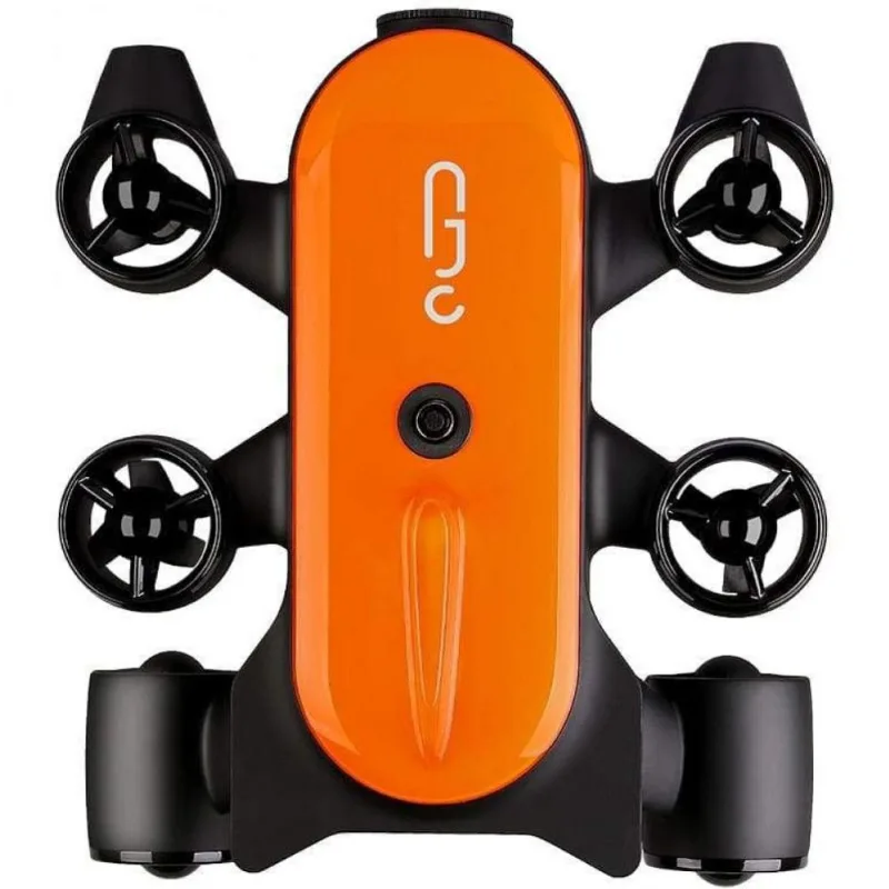 Drone Aquatico Inteligente Com Camera 4k Uhd, Video E Luz Led, Geneinno, Laranja