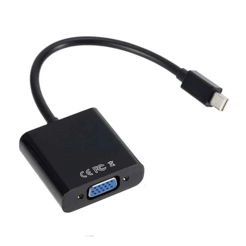 Cabo Adaptador Conversor Mini Displayport Para Vga - 15cm (Mini Displayport M X Vga F) - Jc-cb-mvga