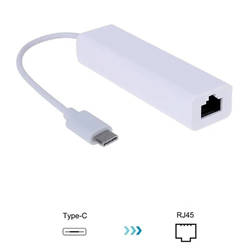 Cabo Adaptador F3, Tipo C x RJ45 10/100/Mbps - JC-TYC-R01 - F3 - Brinquedos