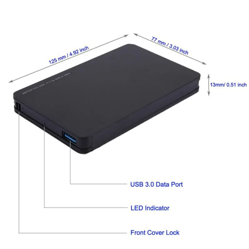 Case All in One hdd 4TB Enclosure ssd 2.5 Adaptador - Não Disponível - Computadores E Informática