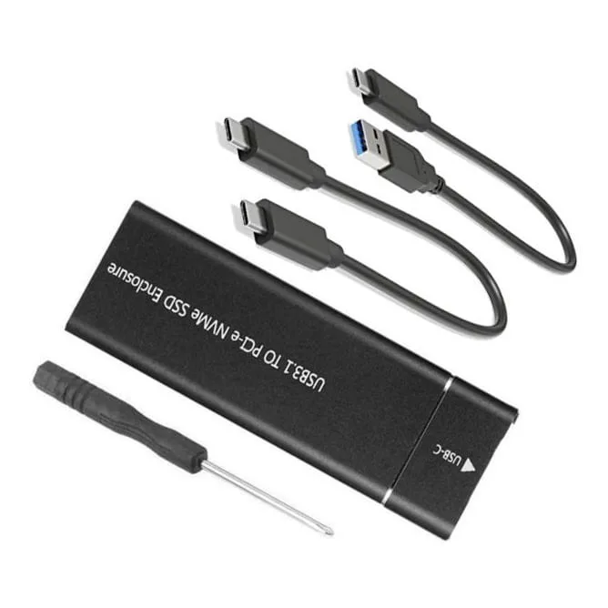 Case Ssd M2 Adaptador Sata Pci Nvme Nv1 Usb 3.1 Type C 10 Gbps csn - Não Disponível - Computadores E Informática