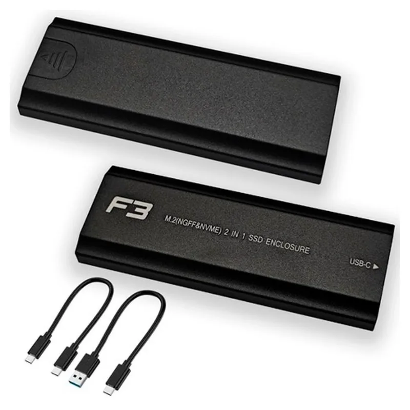 Case Adaptador De Metal Hd M.2 Ngff/nvme Para Type-c/usb3.0