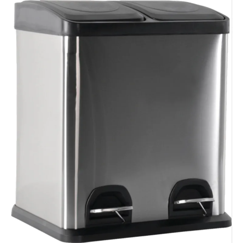 Lixeira Dupla em Inox Member's Mark 1 Unidade