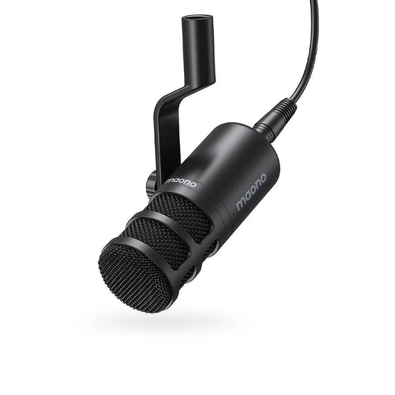 Microfone Dinâmico Xlr Maono Pd100 Preto