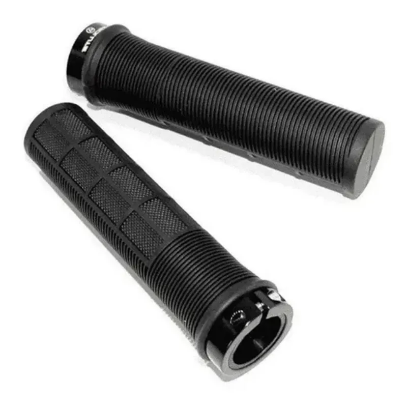 Manopla Absolute Lg1 Preta Borracha c/ Trava Preta 130mm