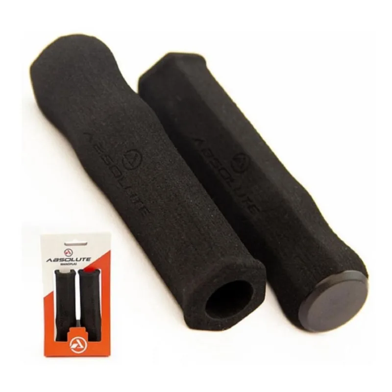 Manopla Mtb - Absolute Nbr2 Espuma Rígida Preta
