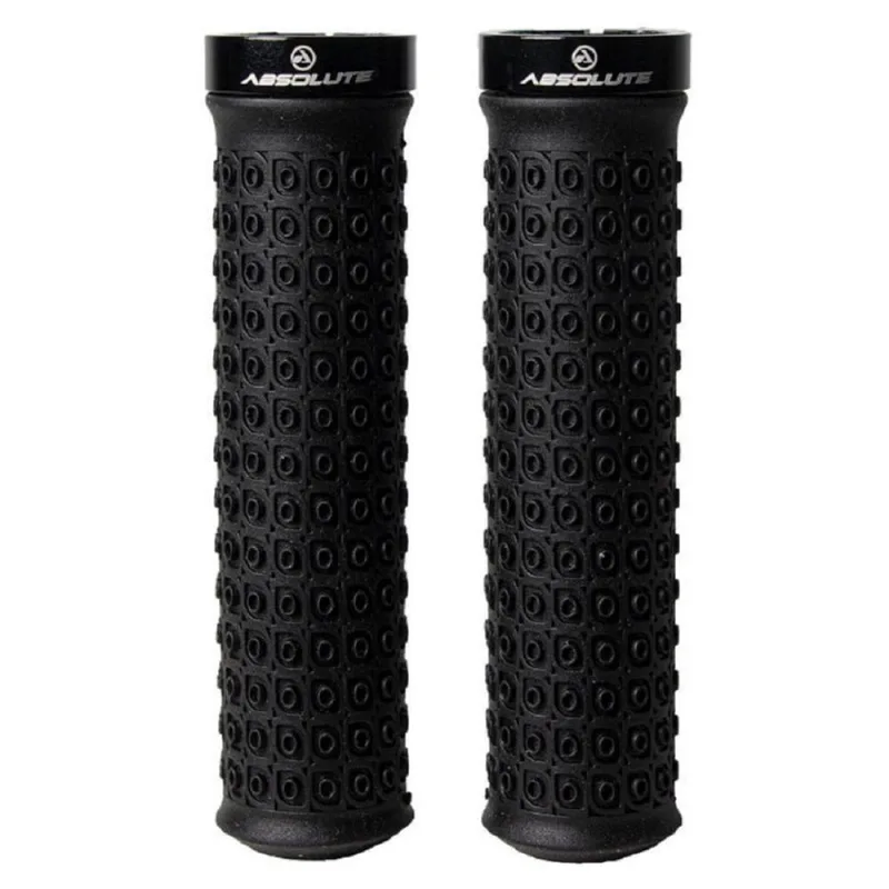 Manopla Absolute Hl G247 Preta Borracha c/ Trava Preta 130mm