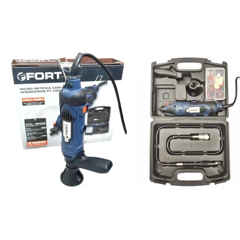 Micro Retifica 135w 220v C/ 80 Acessórios Fort Ft-1050