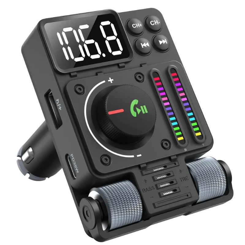 Hamourd Bluetooth Car Adapter - Bluetooth 5.3 Fm Transmitt