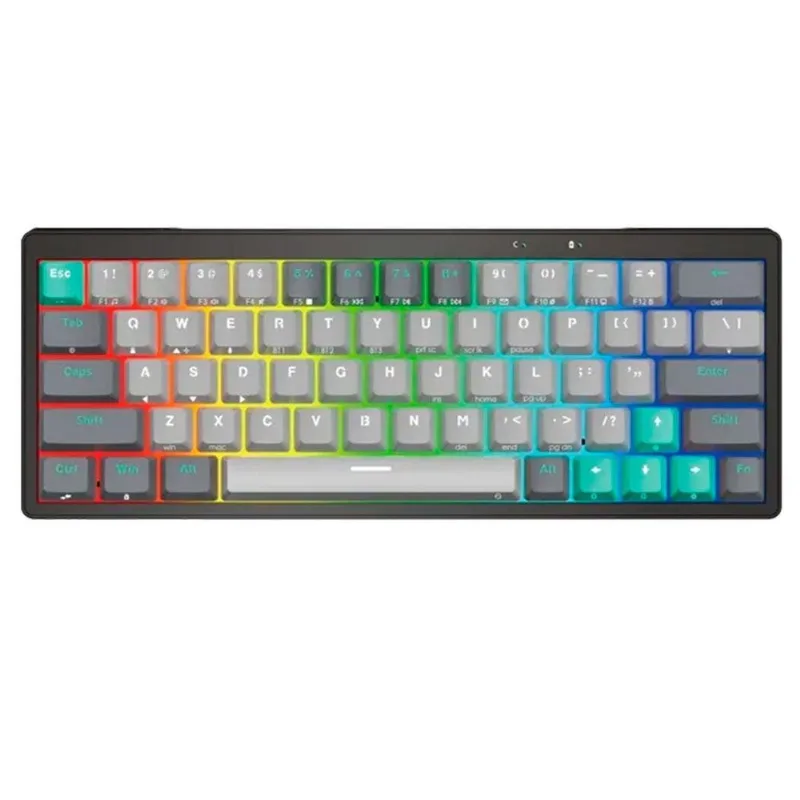 Teclado Mecânico Gamer Sem Fio Fantech Atom MK912 60 Red (MP)