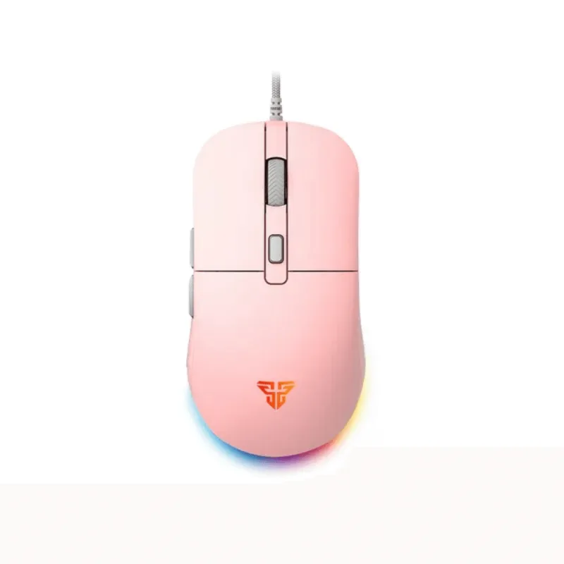 Mouse USB Gamer Fantech Com Fio Katana Rgb 6 Botões Vx9s Rosa (MP)