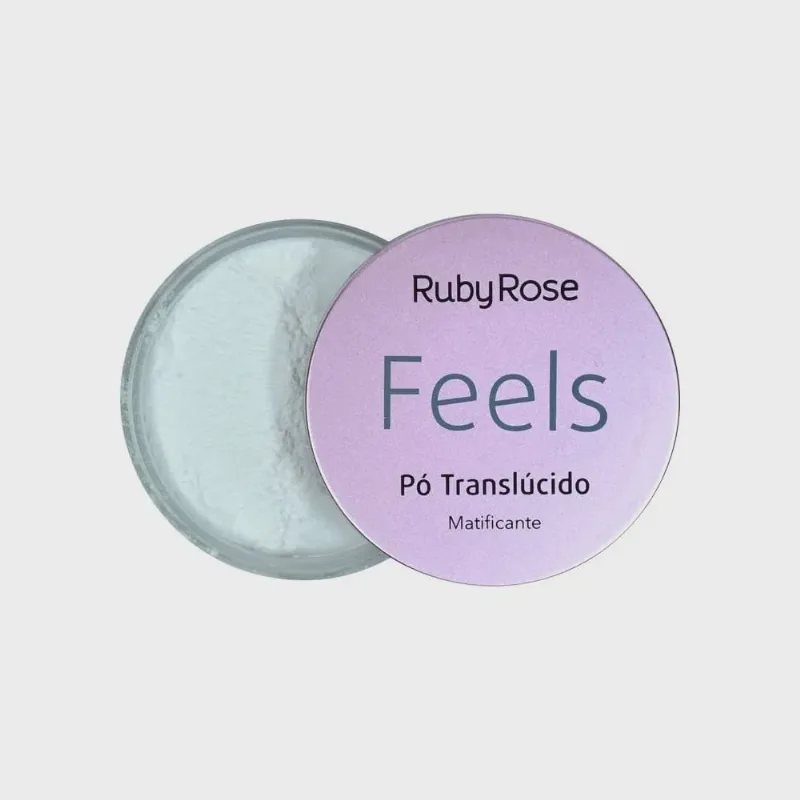 Pó Solto Ruby Rose Translucido Feelsh B7224