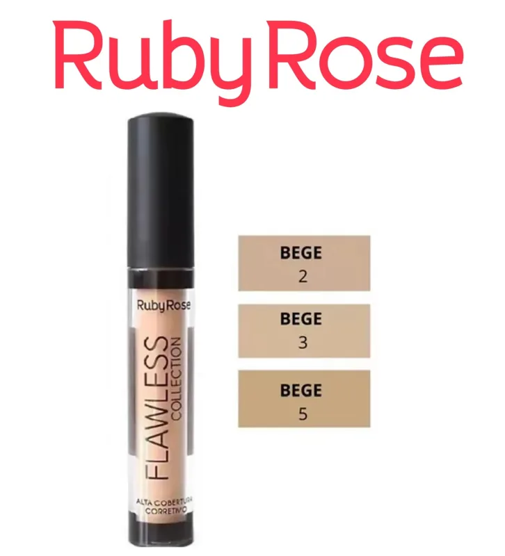 Corretivo Alta Cobertura Bege 3 HB 8080-2 Ruby Rose - Ruby Rose