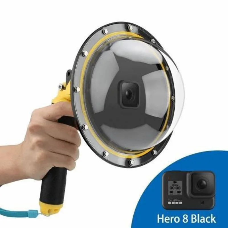 Dome Telesin 6 Bastão E Gatilho Gopro Hero 8 à Prova D'Água