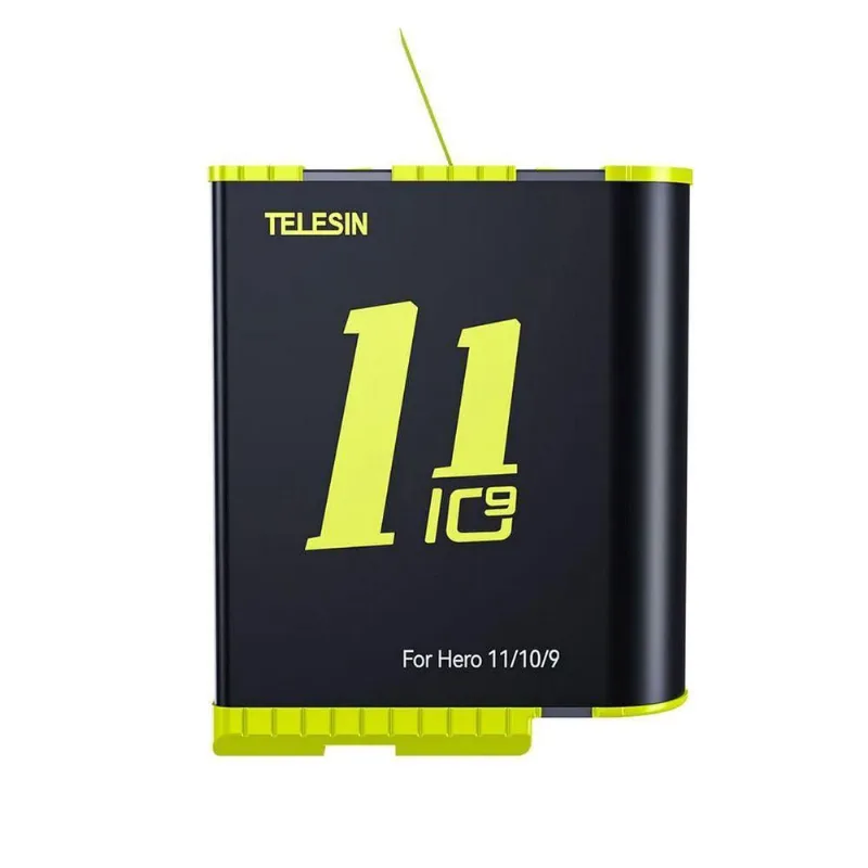 Bateria de 1750mAh para GoPro 11, 10 e 9 Black - Telesin
