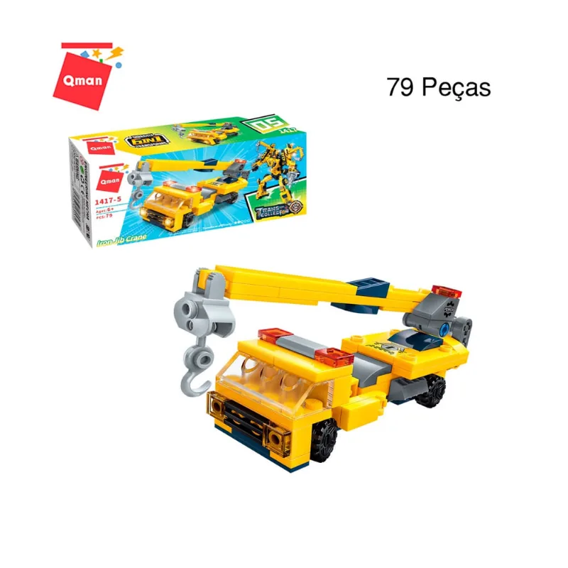 Bloco de montar qman - trans collector - guindaste (iron jib crane) - 5/6