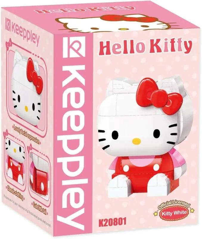 Bloco De Montar Personagem Hello Kitty - LC - Brinquedos
