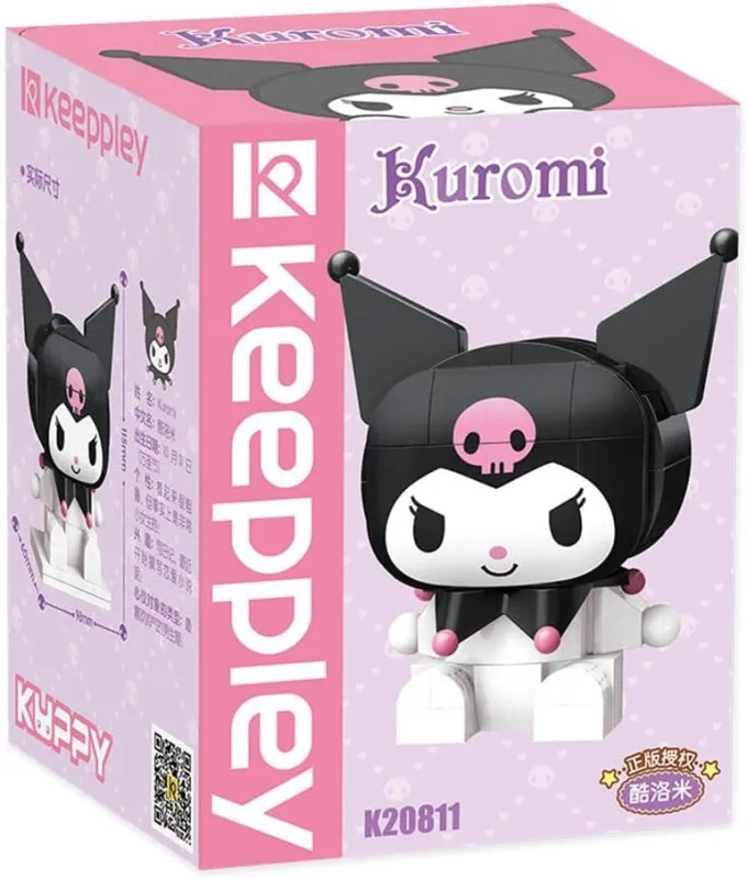 Bloco De Montar Personagem Kuromi Hello Kitty E Amigos - LC - Brinquedos