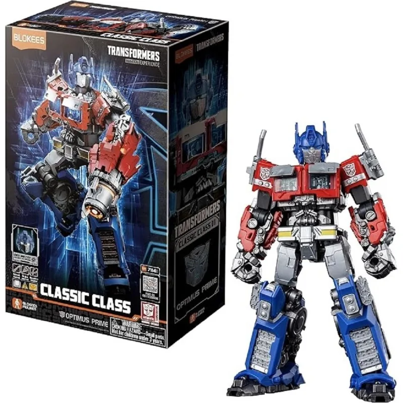 Blokees Transformers 7 Classic Class 01 Optimus Prime – C/ luz 12 Cm 20 articulações