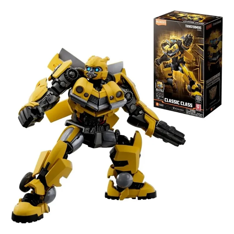 Blokees Transformers 7 Classic Class 02 Bumblebee – C/ luz 10 Cm 20 articulações