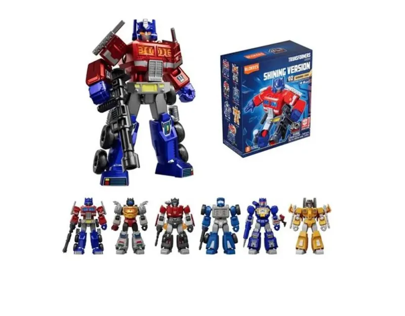 Transformers - Shining Version 2 - Shining 1985 (Model Kit) - Blokees - LC - Jogos E Colecionáveis