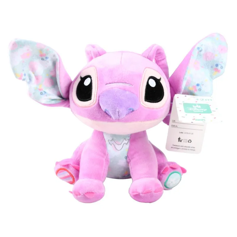 Pelúcia 20cm Stitch Angel Disney Rosa