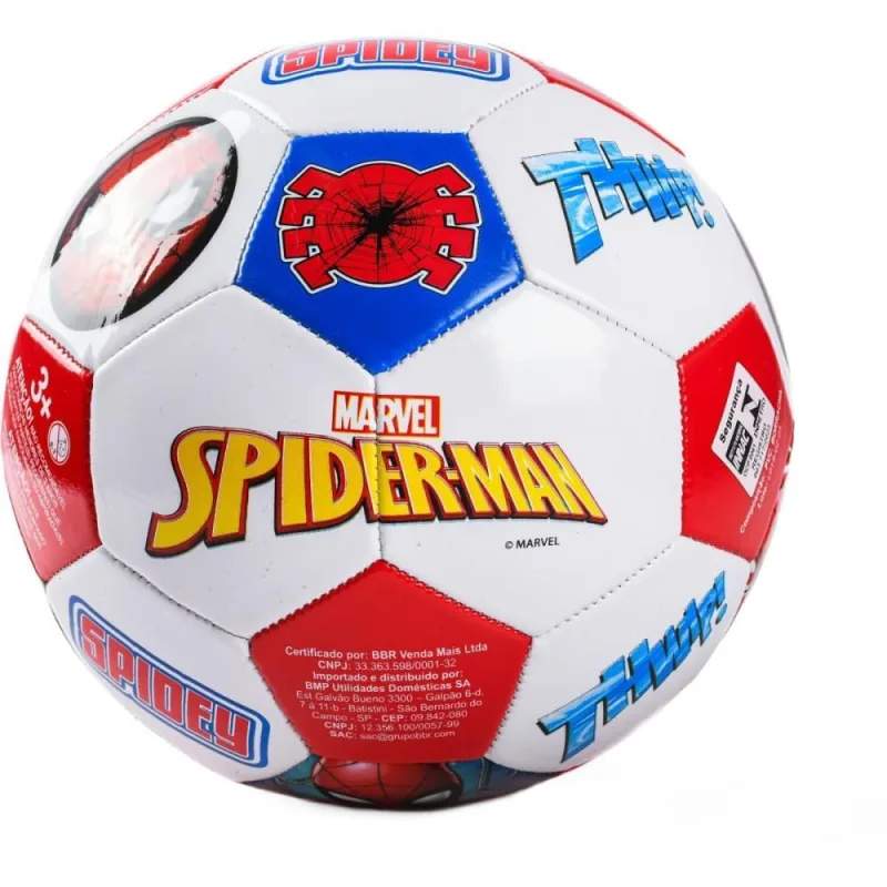 Bola de Futebol Spider MAN N.05 385G - BBR - Esporte E Lazer