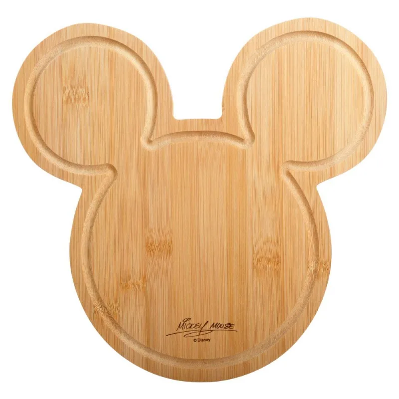 Tábua de Corte Bambu 30cm Mickey Disney