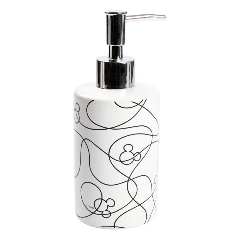 Porta Sabonete Liquido Dolamita 430Ml Mickey Disney Branco