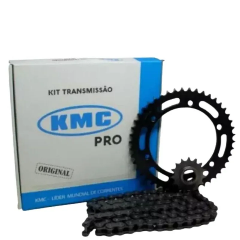 Kit Transmissao Relacao Lander250 08 428hx130lx46tx15t Aco 1045 Sem Retentor Preta Kmc Pro 81606